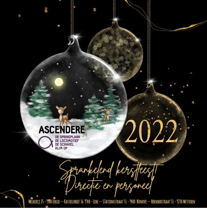 Kerstkaartje Ascendere 2021