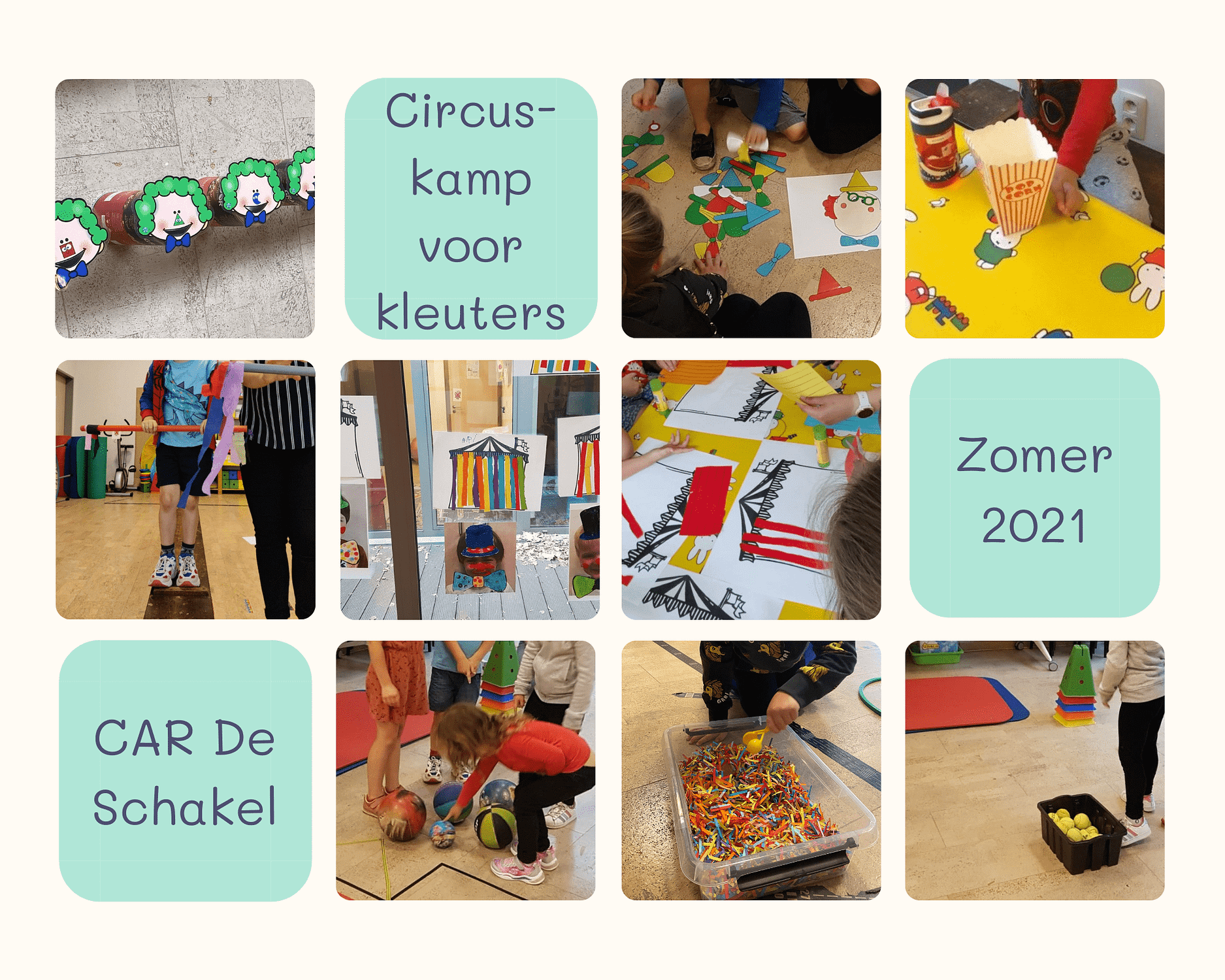 Collage circuskamp 2021