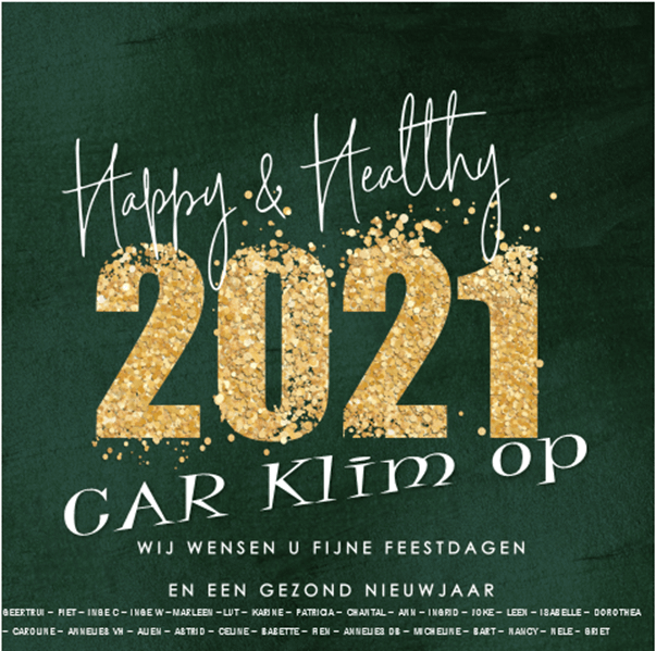 Het team van Car Klim Op wenst jullie gezellige kerstdagen